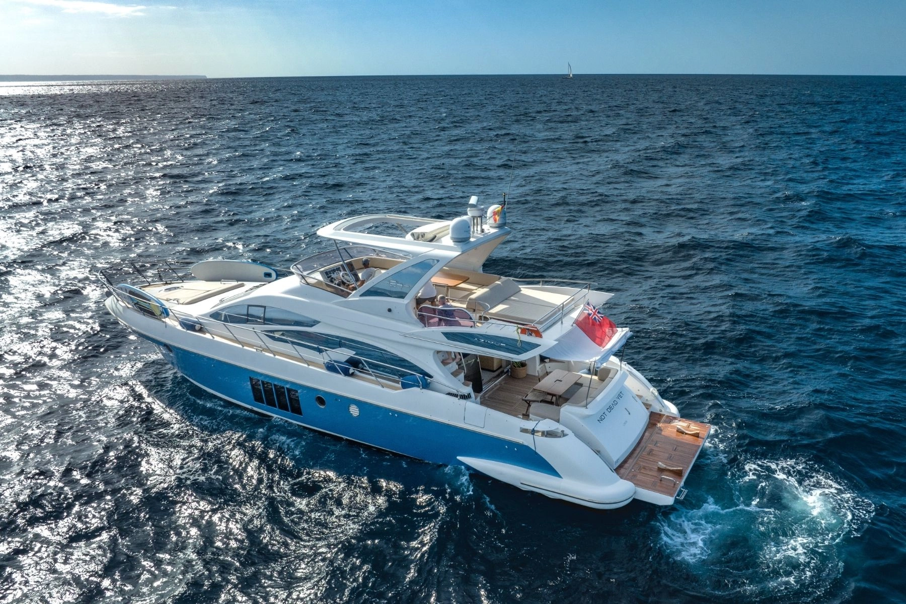 Charter yacht Azimut 64 Not Dead Yet in Mallorca.