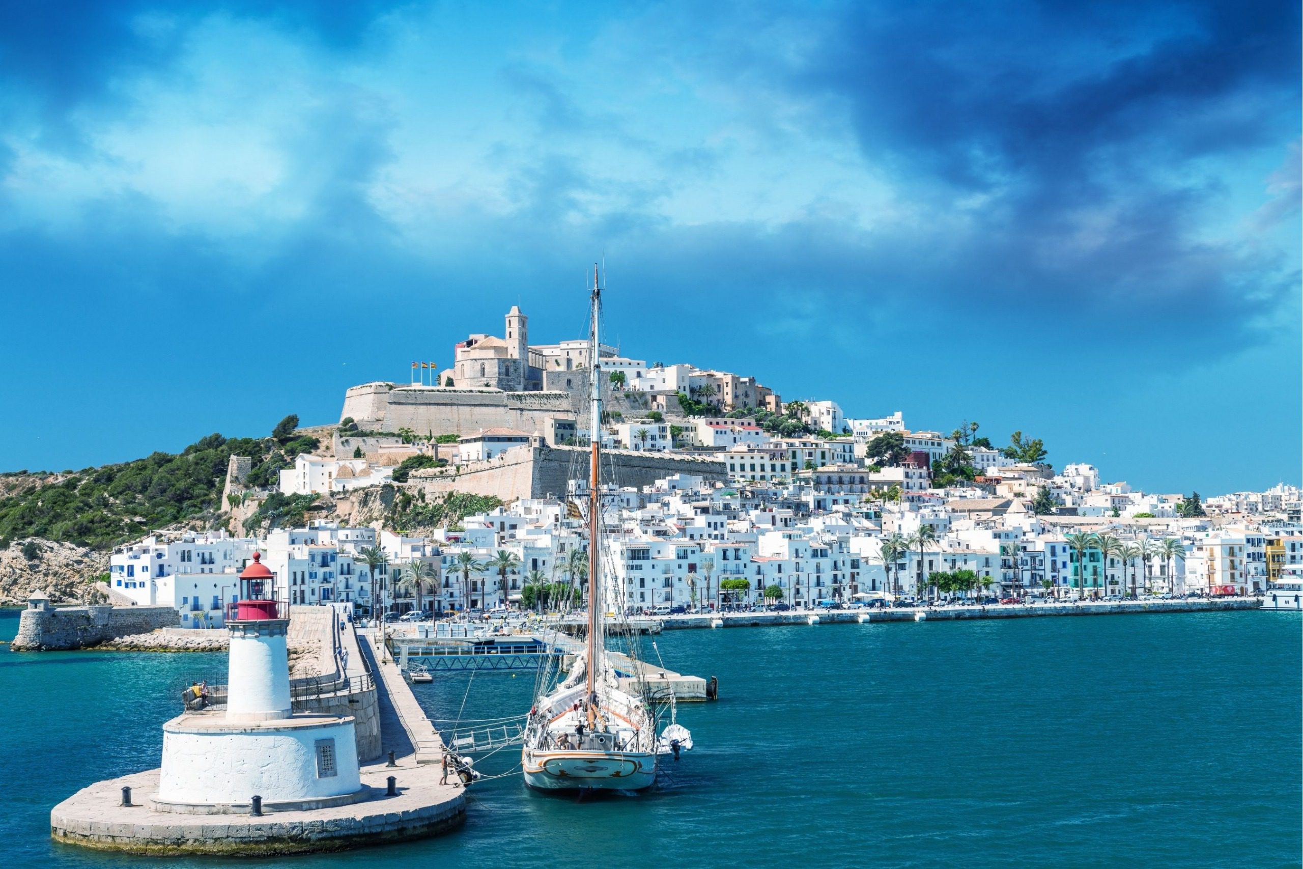 Ibiza old town.