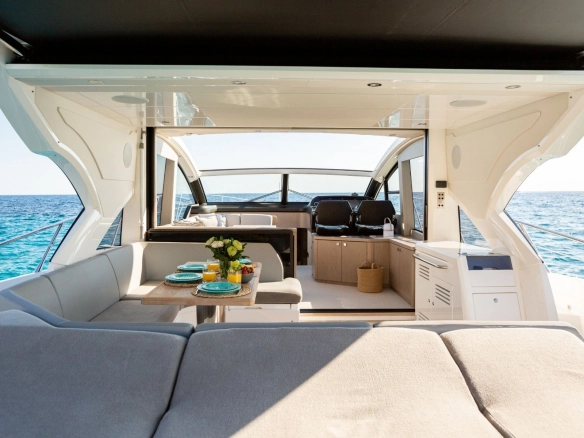 Charter yacht Sunseeker Predator 57 Boefje II exterior.