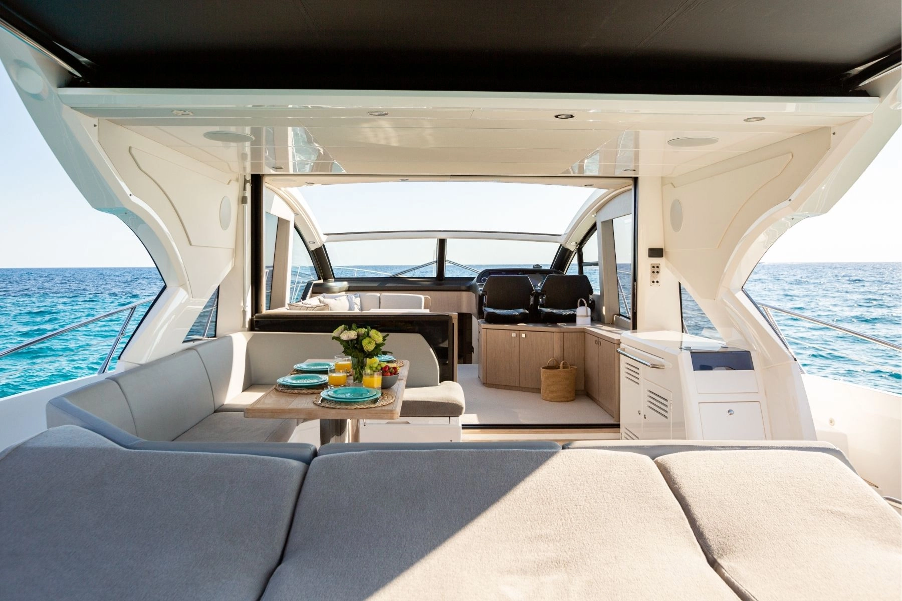 Charter yacht Sunseeker Predator 57 Boefje II exterior.