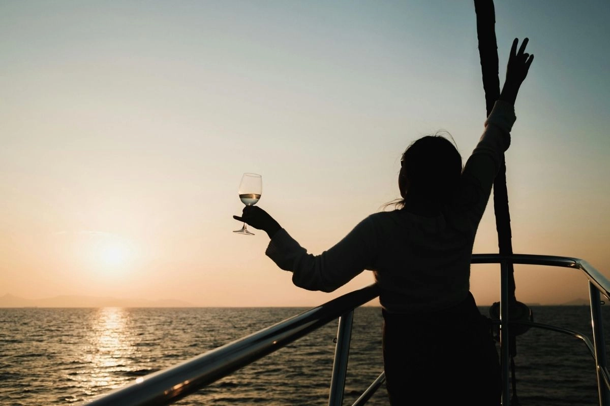 Yacht wine experience