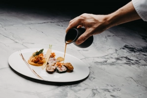 High class cooking.