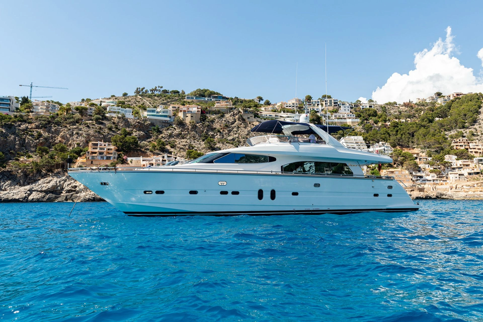 Motor yacht Elegance 78 Ethele in Mallorca.