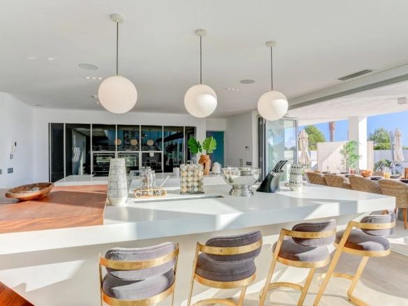 Kitchen of property Pollensa Sea View in Mallorca.
