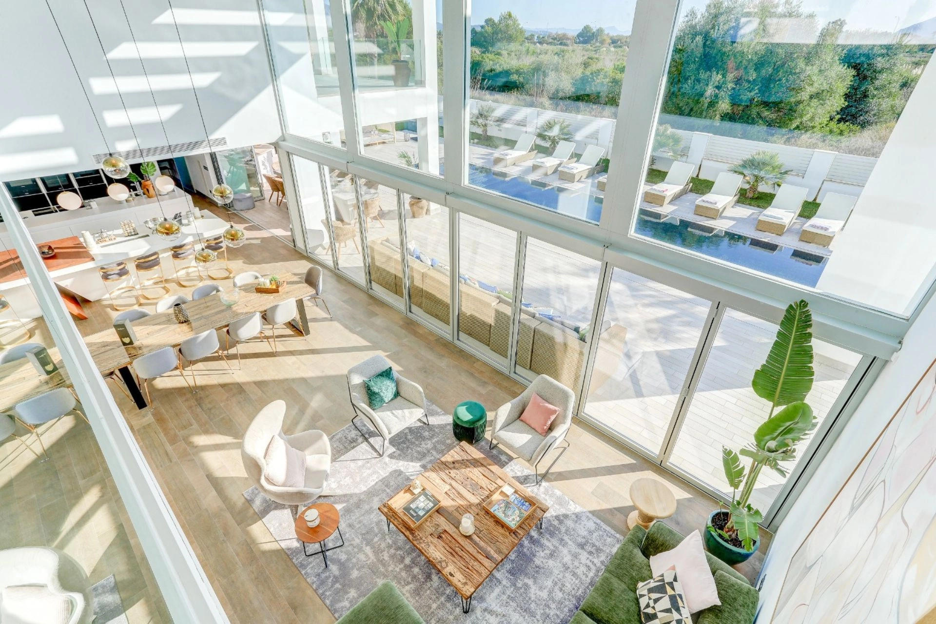 Interior of property Pollensa Sea View in Mallorca.