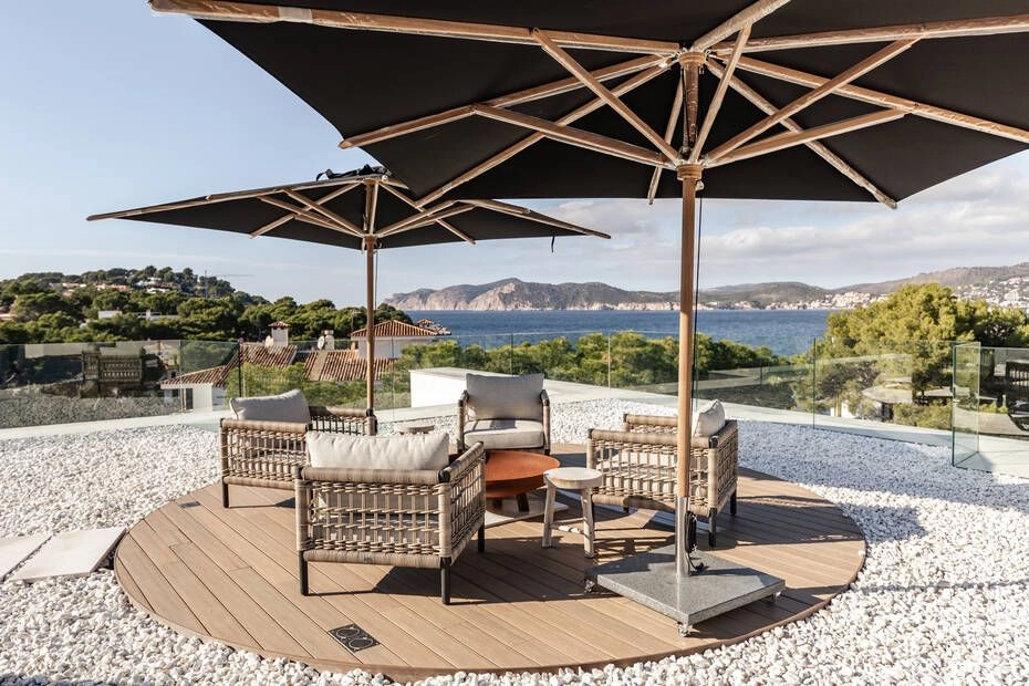 Exterior area of Santa Ponsa Dream property in Mallorca.