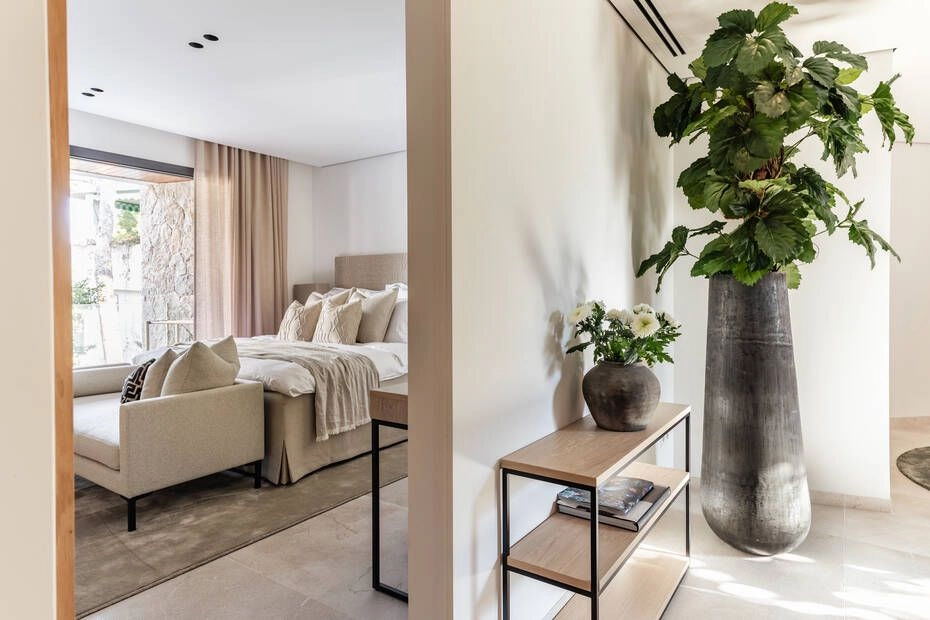Guest bedroom of Santa Ponsa Dream property in Mallorca.