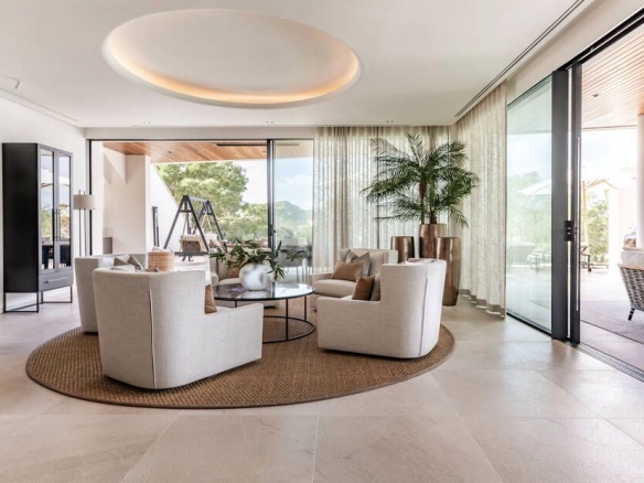 Salon of Santa Ponsa Dream property in Mallorca.