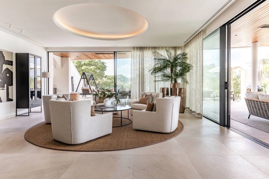 Salon of Santa Ponsa Dream property in Mallorca.
