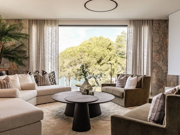 Salon of Santa Ponsa Dream property in Mallorca.