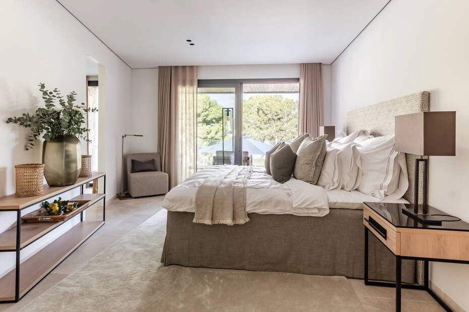 Bedroom of Santa Ponsa Dream property in Mallorca.