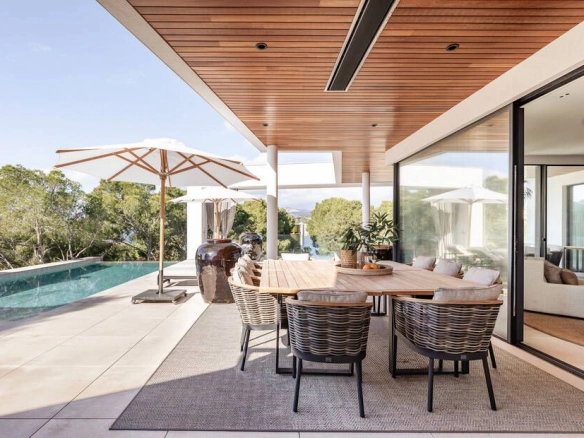 Exterior area of Santa Ponsa Dream property in Mallorca.