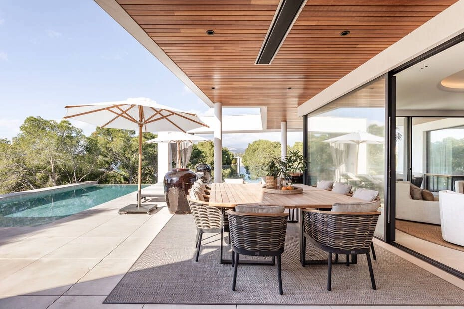 Exterior area of Santa Ponsa Dream property in Mallorca.