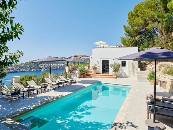 Pool of Top of the Ocean property in Port d'Andratx in Mallorca.