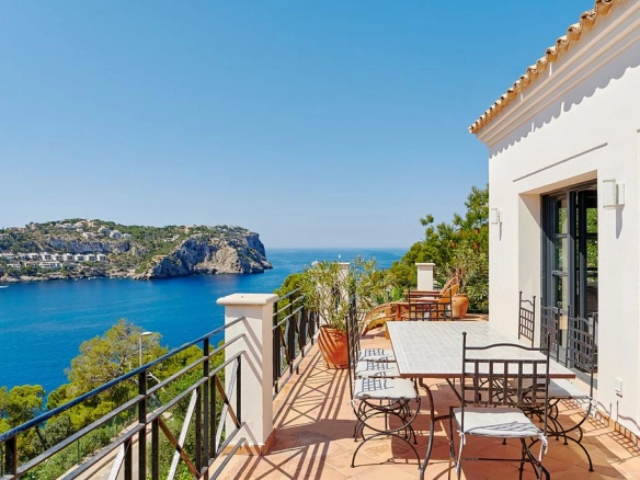 View of Top of the Ocean property in Port d'Andratx in Mallorca.
