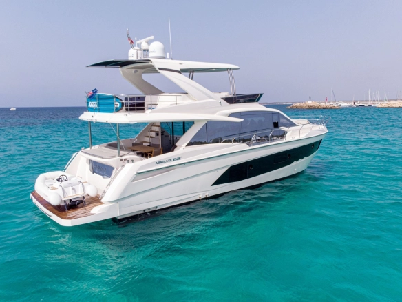 Charter yacht Absolute 62 Fly Emilia II in Mallorca.