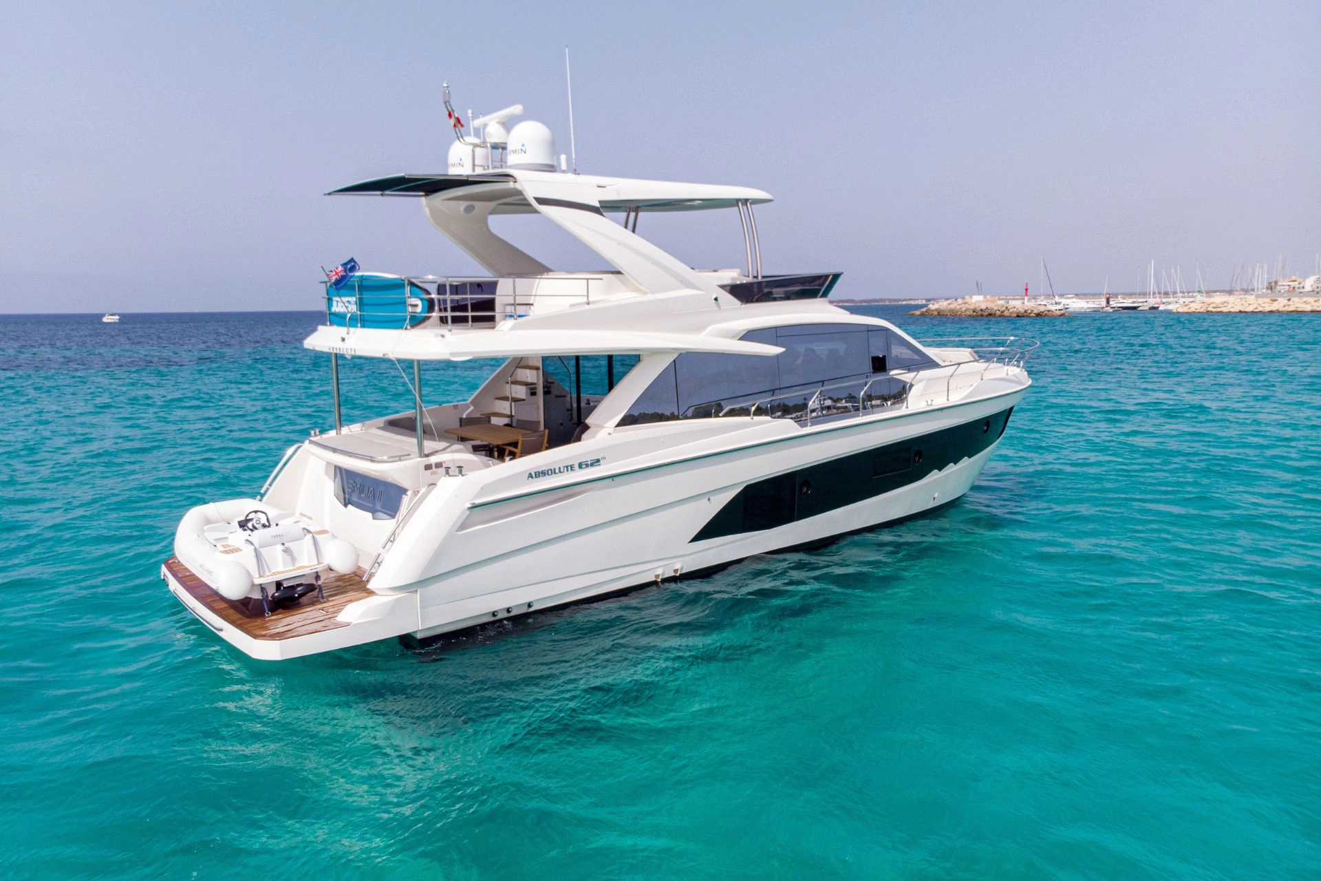 Charter yacht Absolute 62 Fly Emilia II in Mallorca.