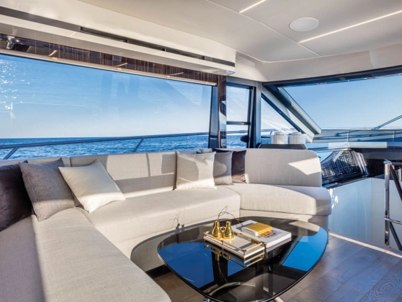 Salon of charter yacht Absolute 62 Fly Emilia II.