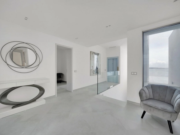 Hallway of Villa Bond in Cala Vinyes.