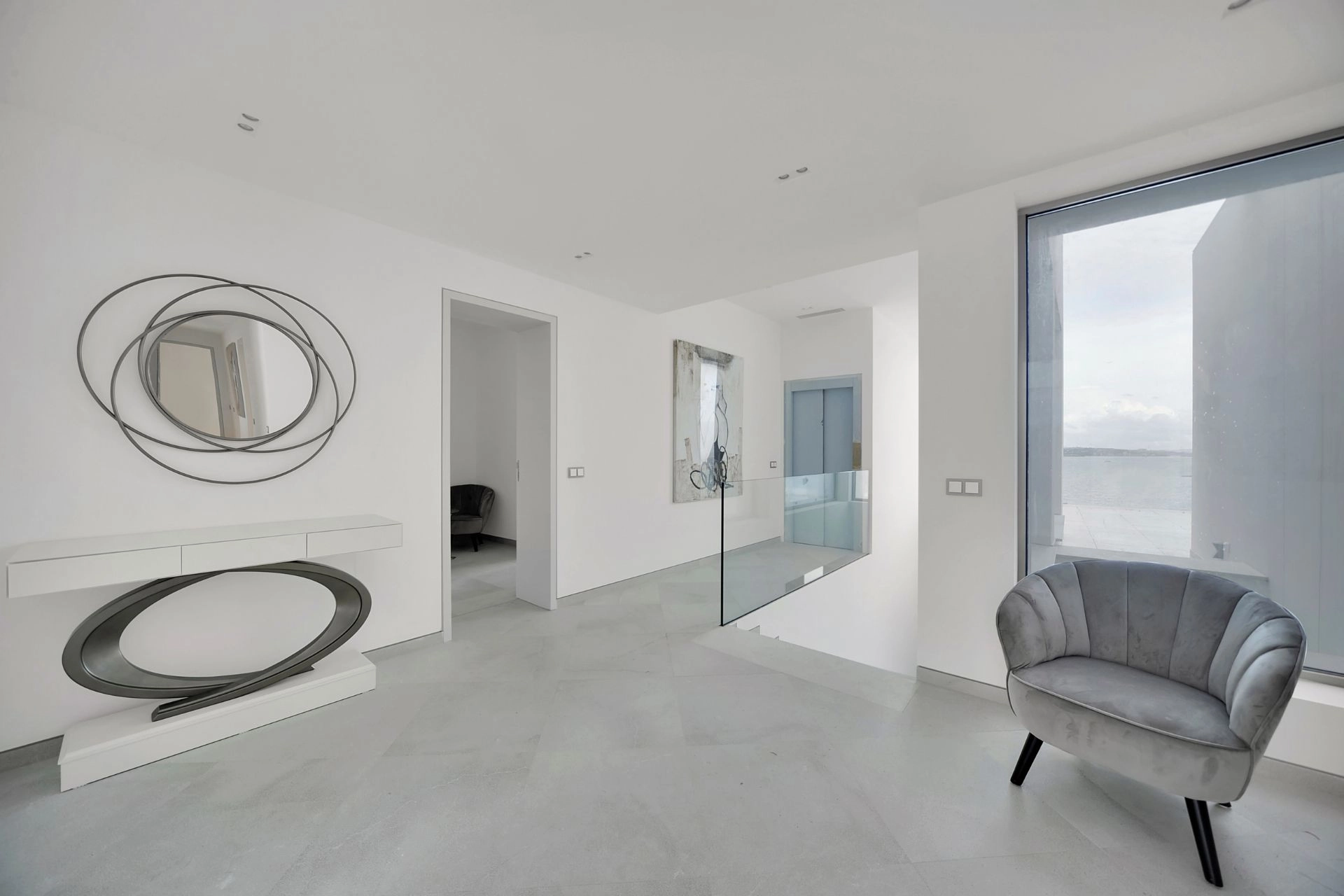 Hallway of Villa Bond in Cala Vinyes.