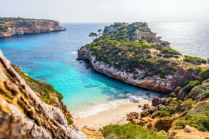 Cala des Moro beach in Mallorca.