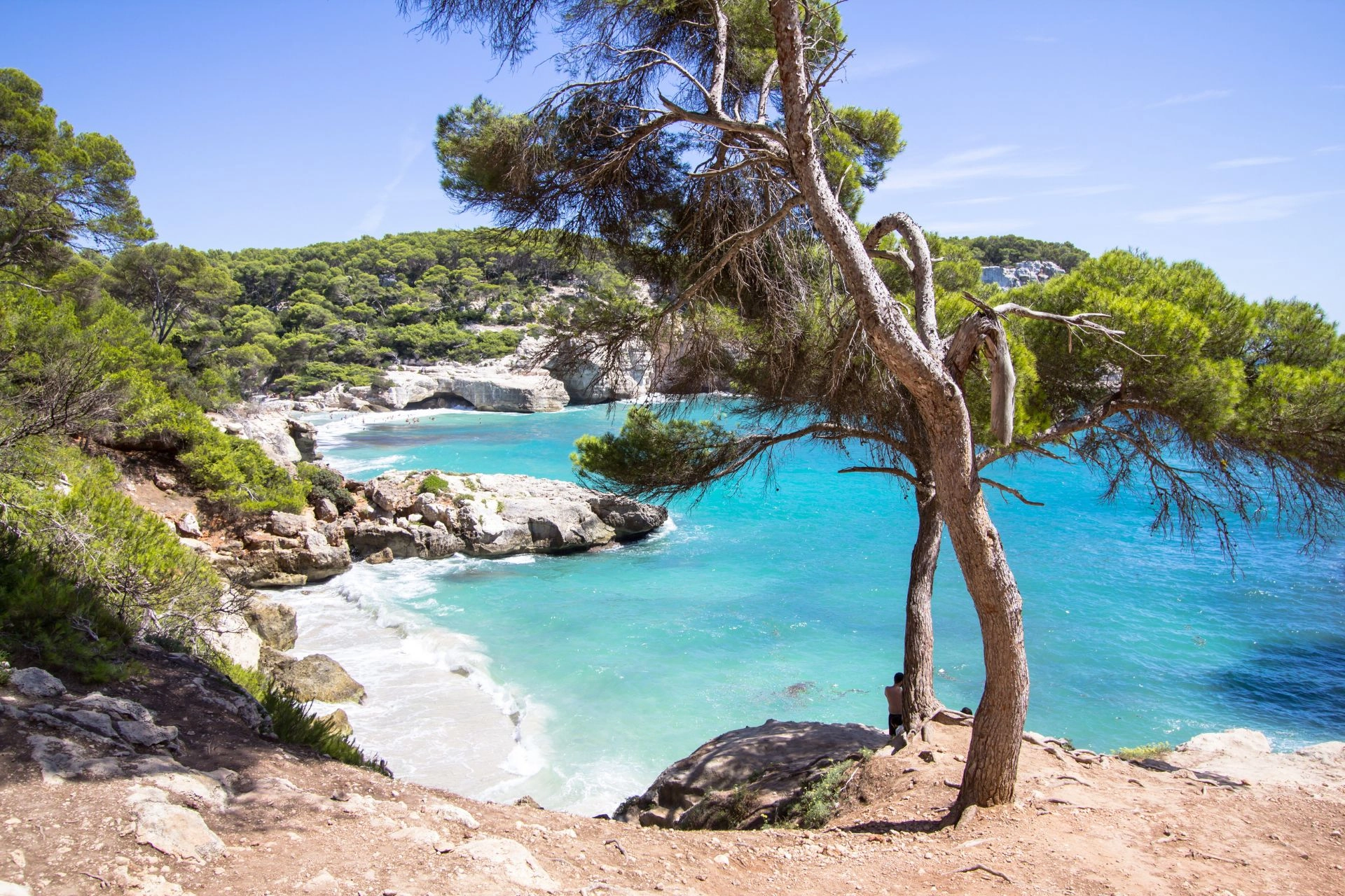 Cala Mitjada in Menorca.