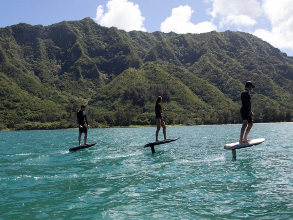 Group of eFoil rider.