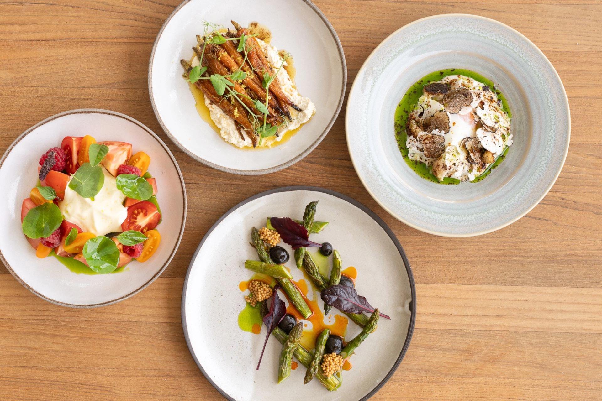 Dishes by private chef in Mallorca.