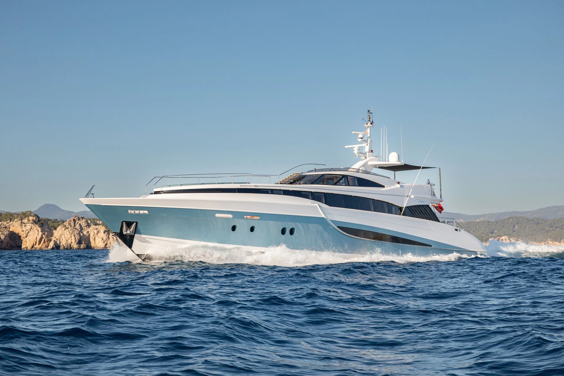 Evolution Yachts Benita Blue in Mallorca.