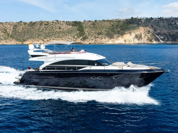 Charter yacht Princess 68 Zen in Mallorca.