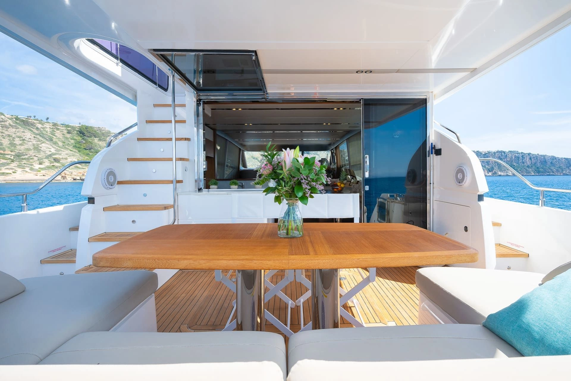 Charter yacht Princess 68 Zen in Mallorca.