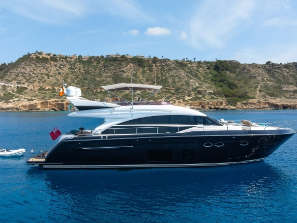 Charter yacht Princess 68 Zen in Mallorca.