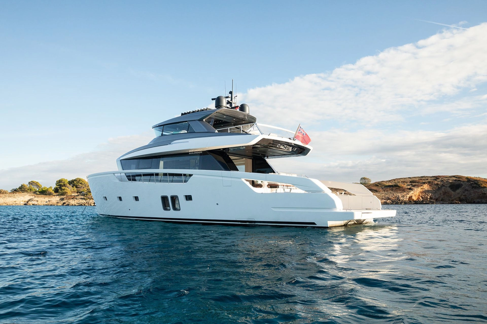 Charter yacht Sanlorenzo SX76 Cloud IX in Mallorca.