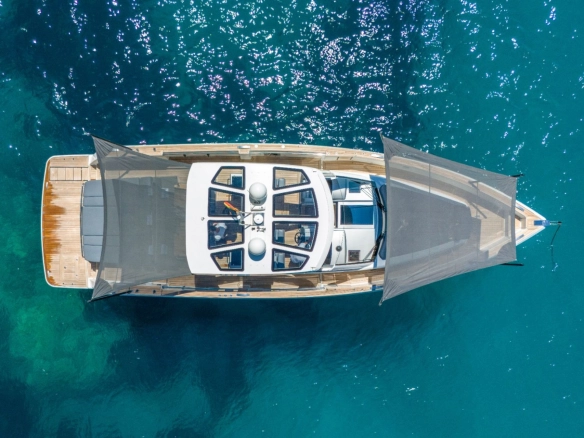 Charter yacht Fjord 52 in Mallorca.