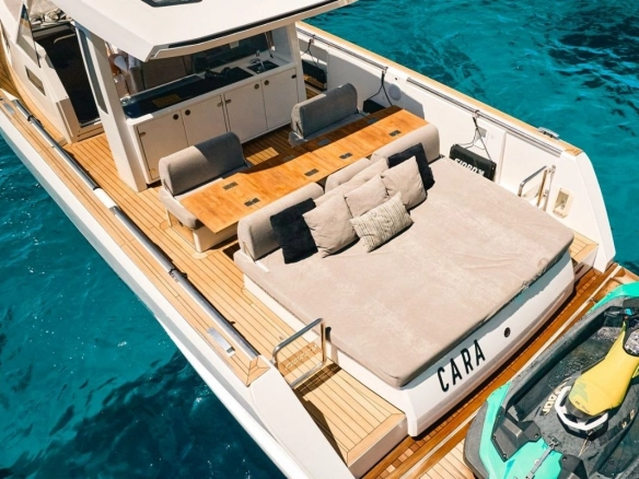 Fjord 44 Open Cara I for charter in Mallorca.