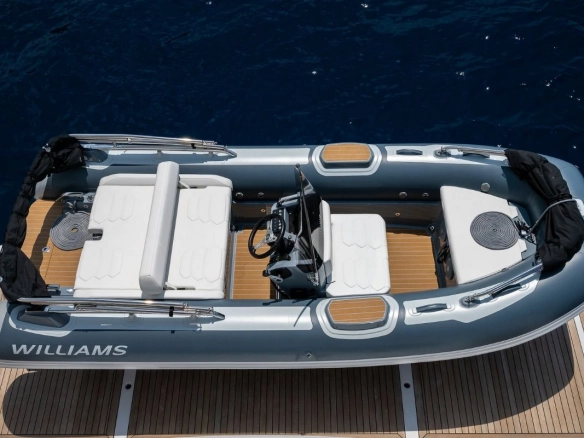 Jet-tender of charter yacht Sunseeker 88 Haley Jane.