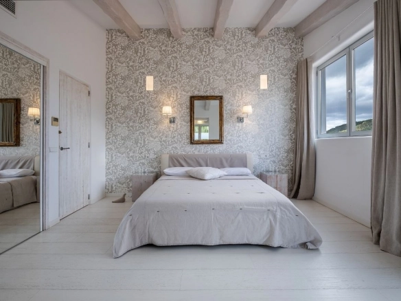 Bedroom of Casa Helena in Genova