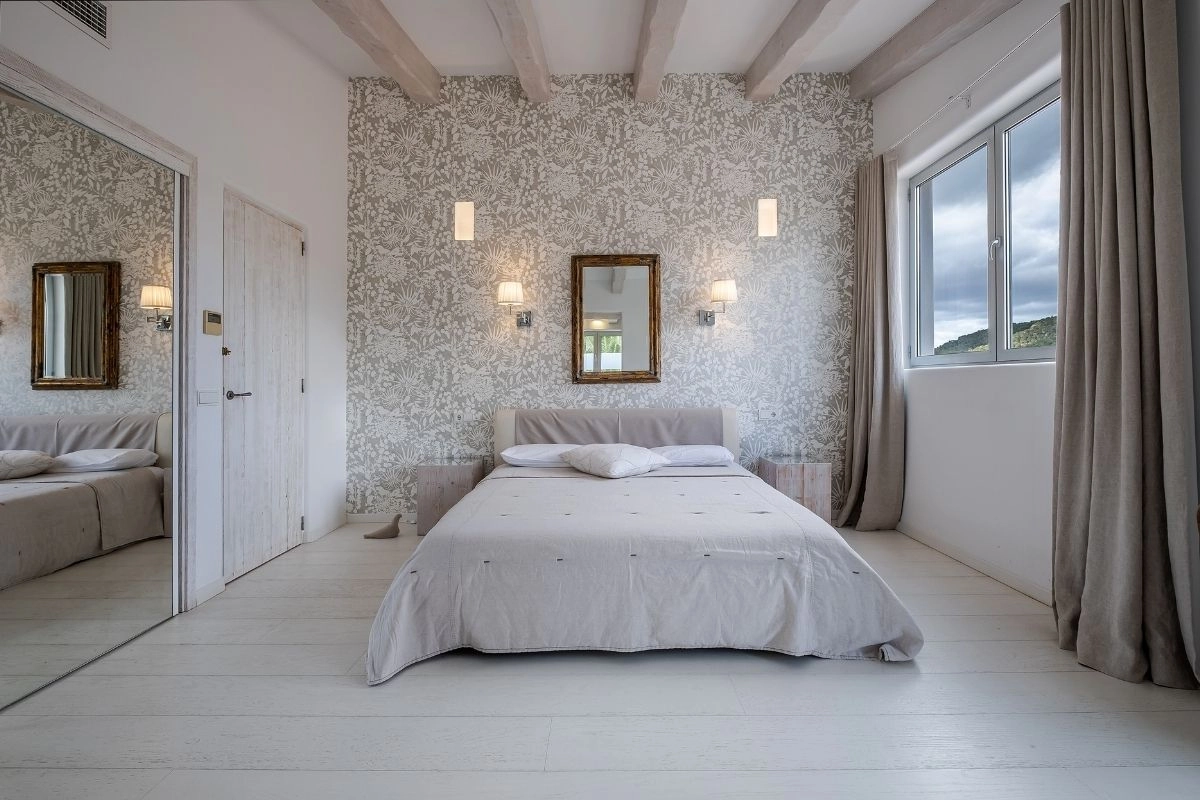 Bedroom of Casa Helena in Genova