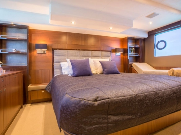 Cabin of yacht Princess 64 K4.