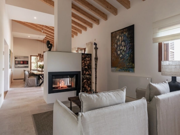 Fireplace of Sa Talia