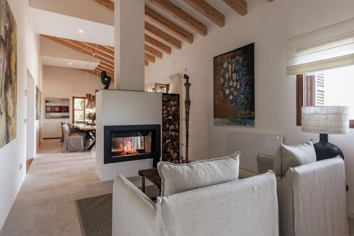 Fireplace of Sa Talia