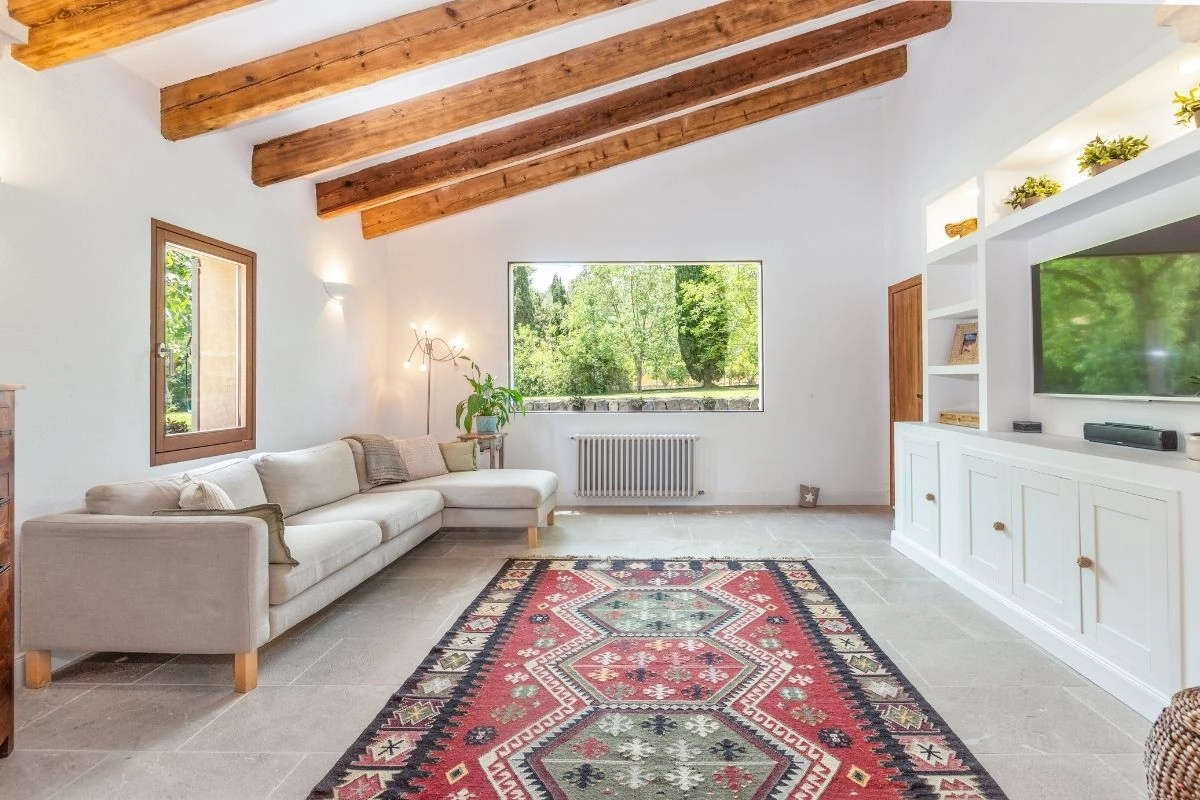 Living room of Villa Puigpunyent