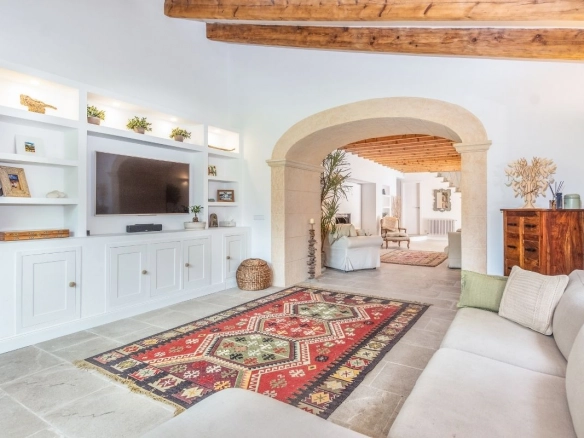Living room of Villa Puigpunyent