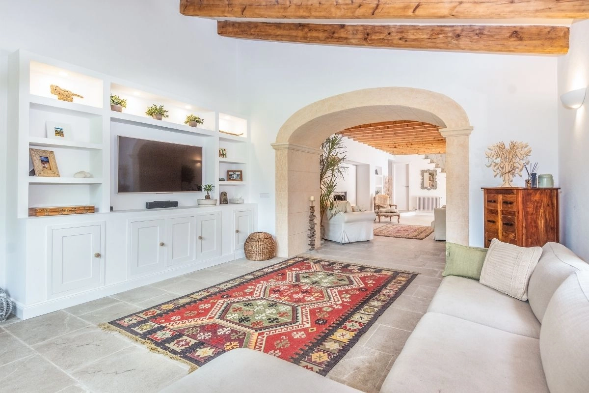 Living room of Villa Puigpunyent