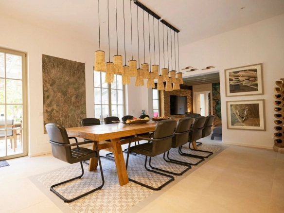 Finca Rosa Blanca dining area