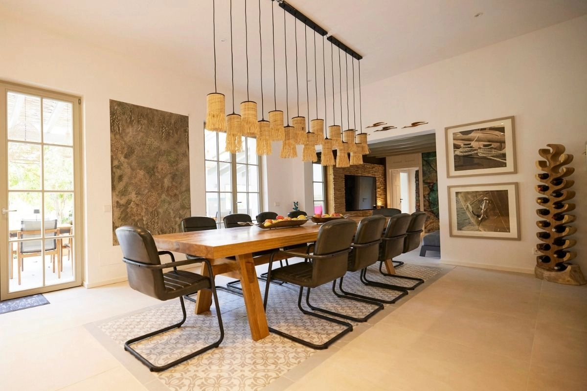 Finca Rosa Blanca dining area