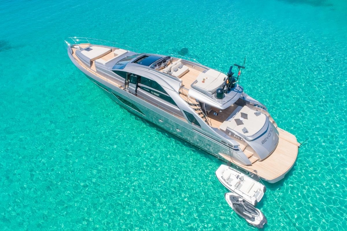 Pershing 8X Beyond in Ibiza