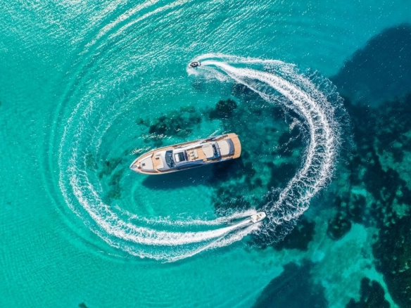 Pershing 8X Beyond in Ibiza