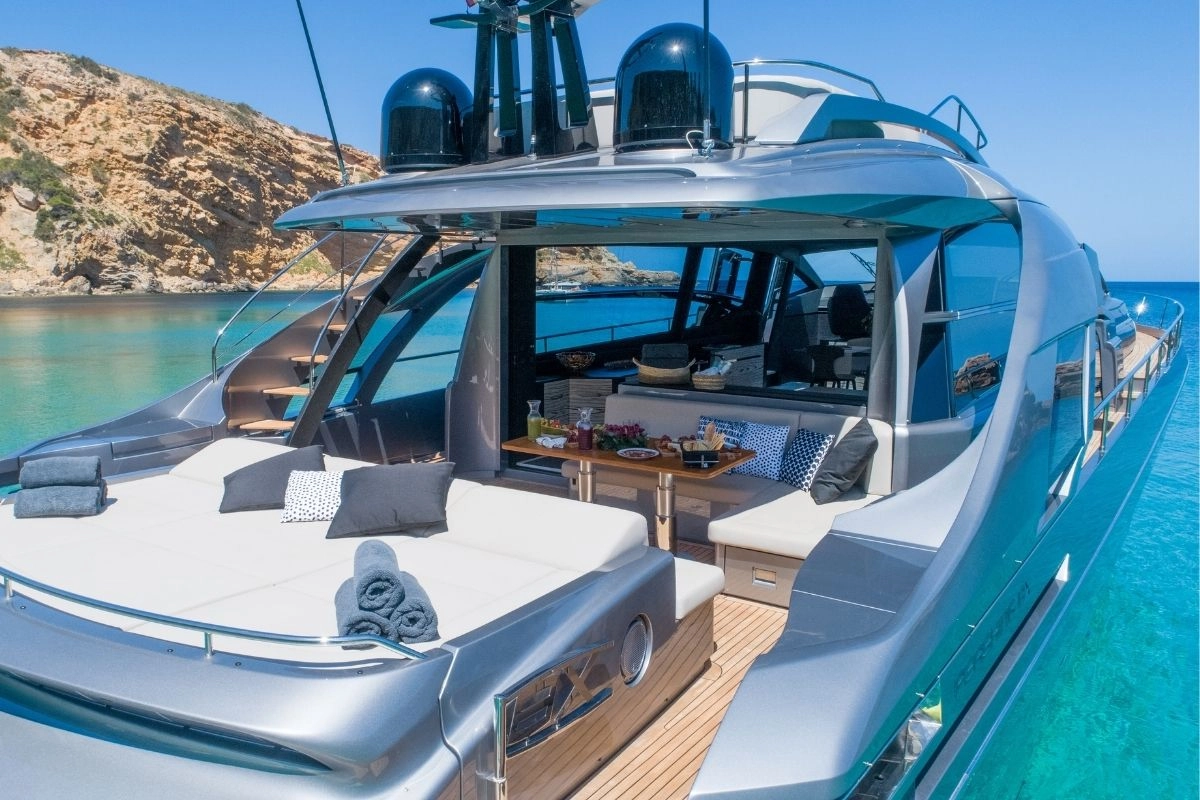 Pershing 8X Beyond in Ibiza