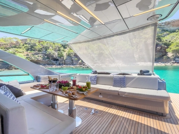 Pershing 8X Beyond in Ibiza